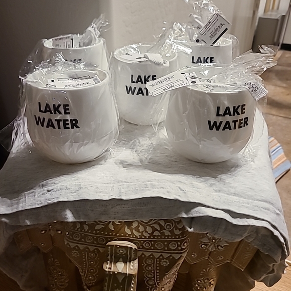 5 Outdoor Silicone Unbreakable Wine Glass Stemless Beer Whiskey Cups White - Picture 3 of 6